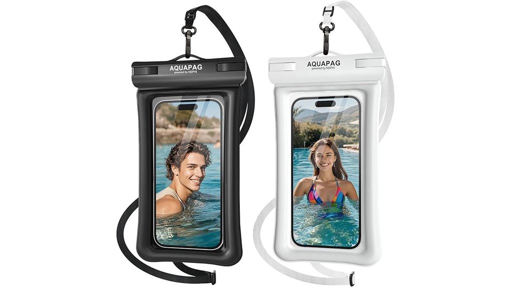 nephi ipx8 waterproof phone pouches