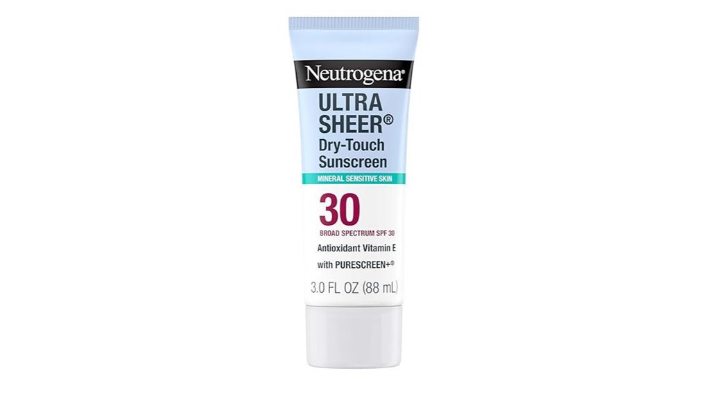 neutrogena dry touch mineral sunscreen