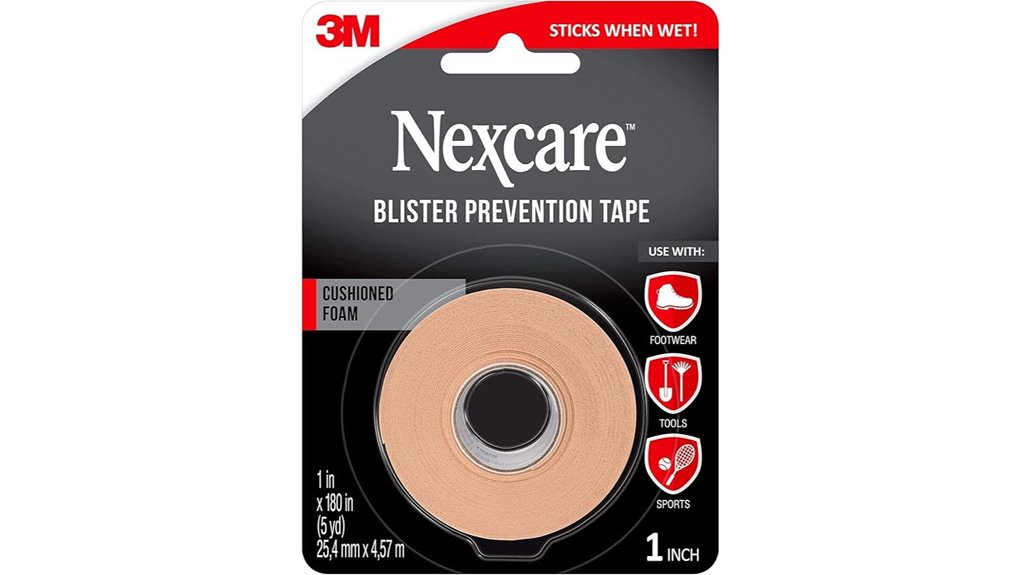 nexcare waterproof blister prevention tape