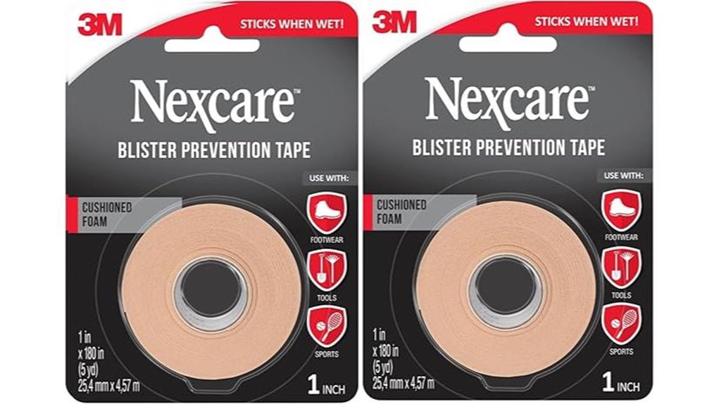 nexcare waterproof blister prevention tape