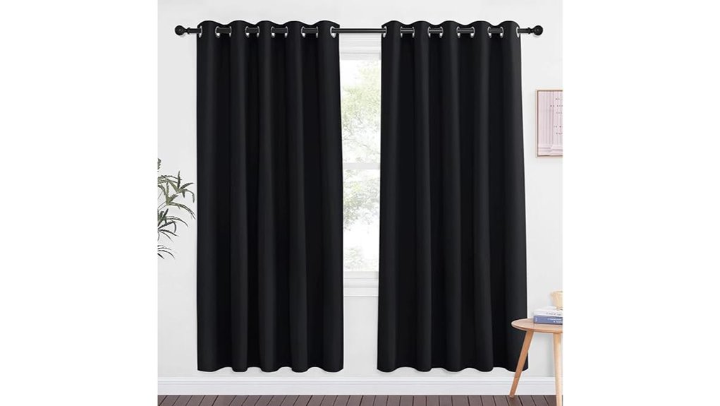 nicetown blackout thermal grommet curtain