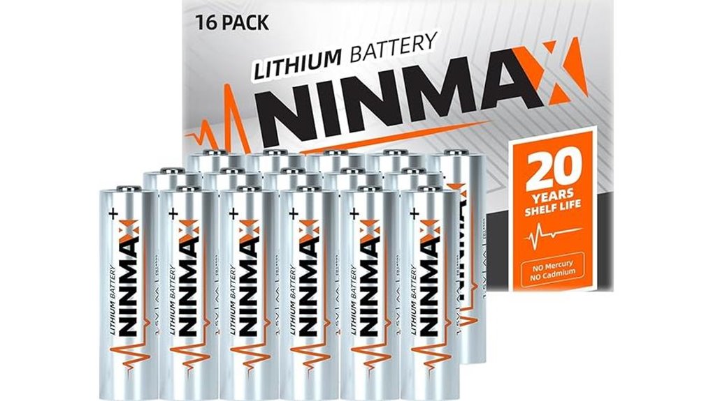 ninmax aa 3500mah non rechargeable