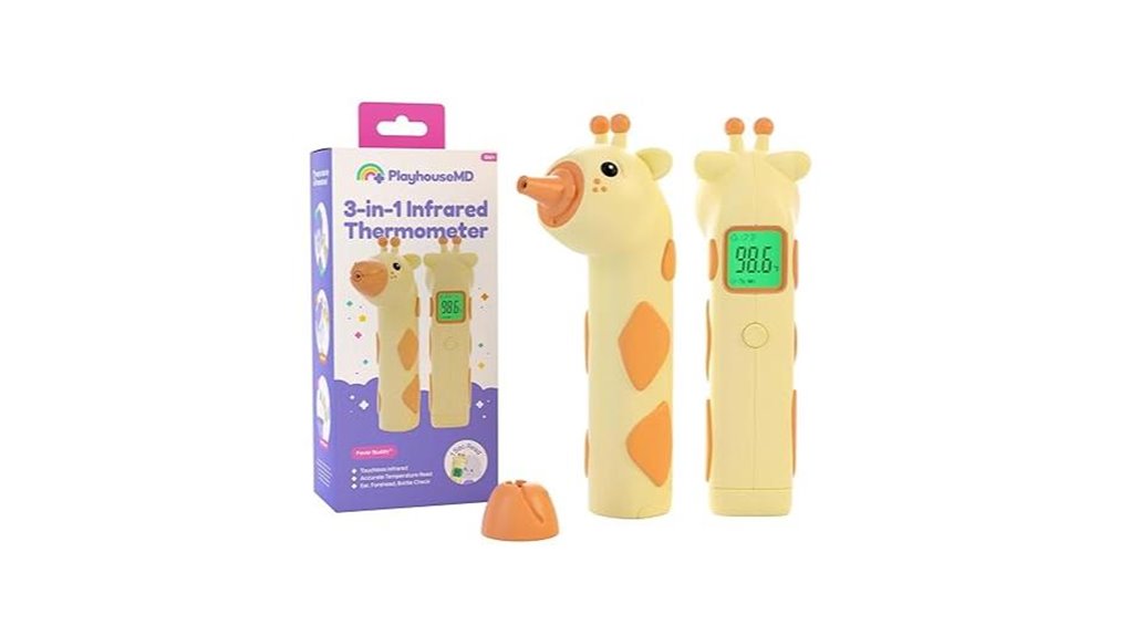 no touch baby giraffe thermometer
