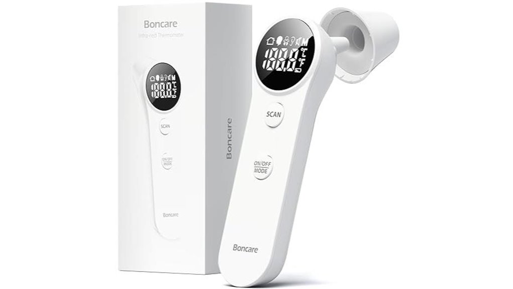 no touch infrared ear forehead thermometer