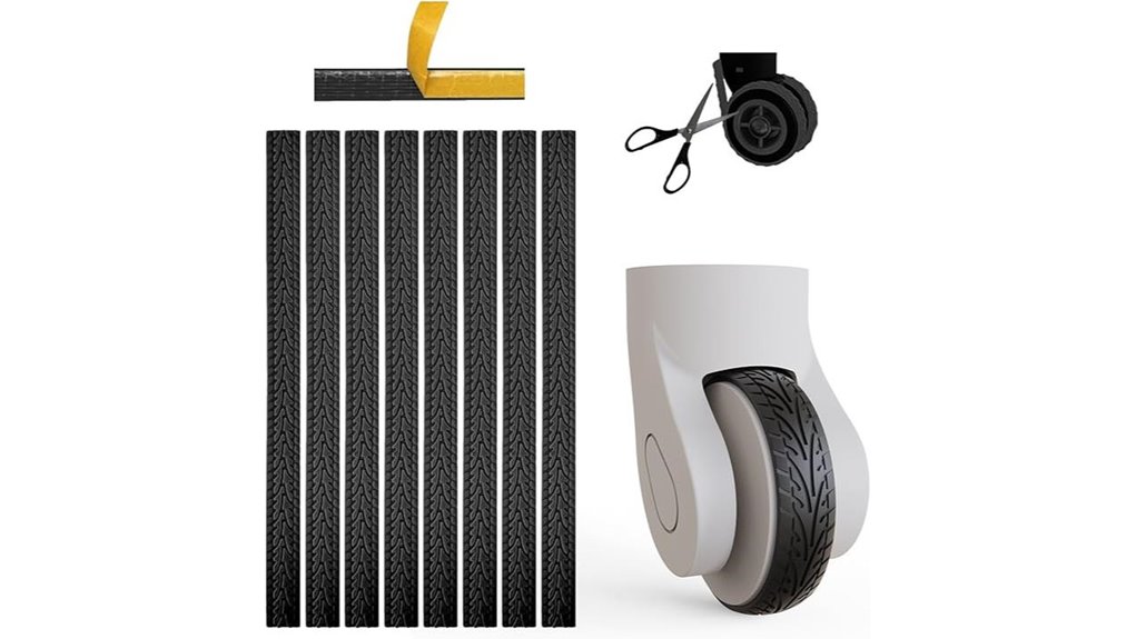 noise reducing waterproof luggage wheelcovers