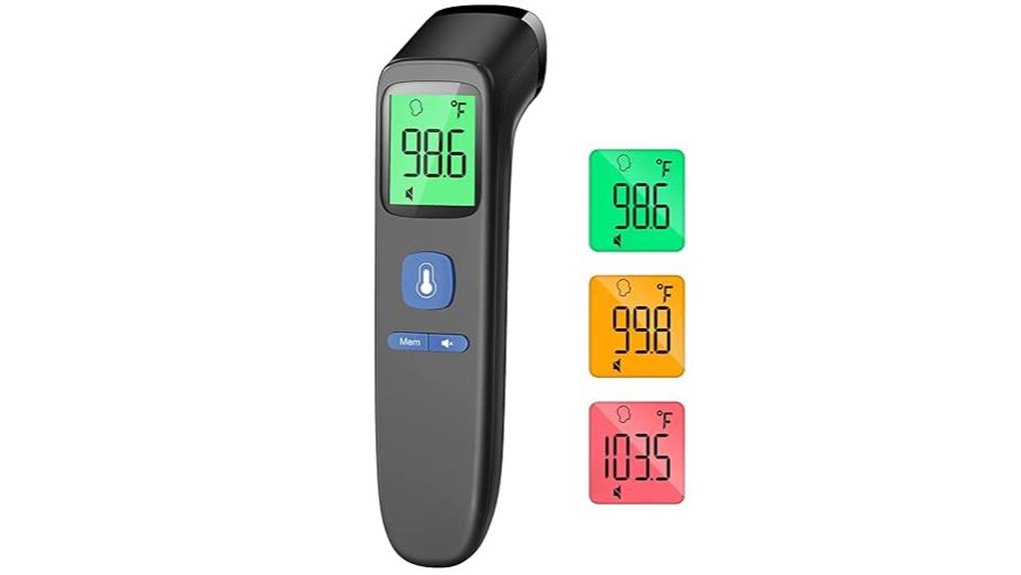 non contact infrared forehead thermometer