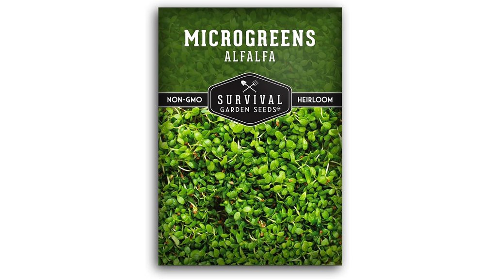 non gmo alfalfa microgreen seeds
