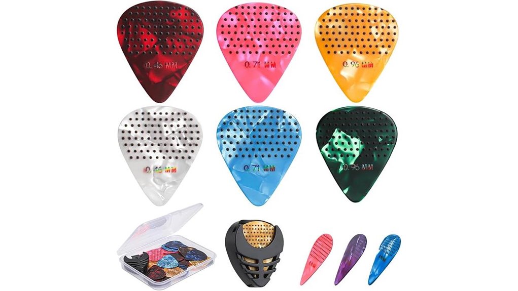 non slip celluloid guitar picks