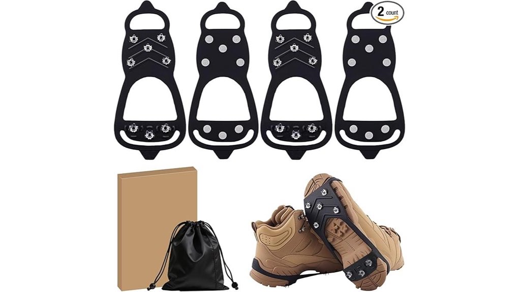 non slip ice cleat spikes