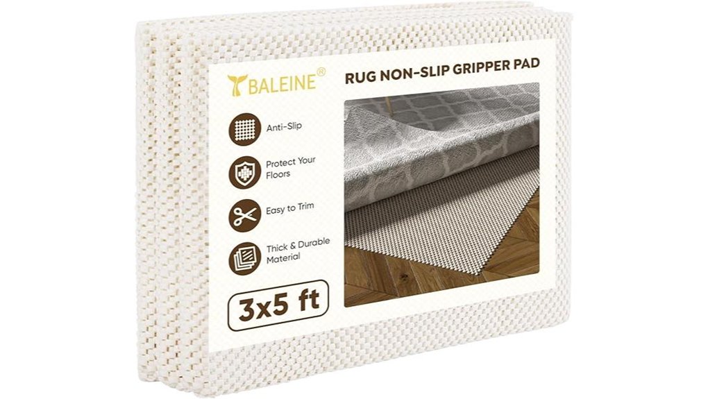 non slip rug pad hardwood
