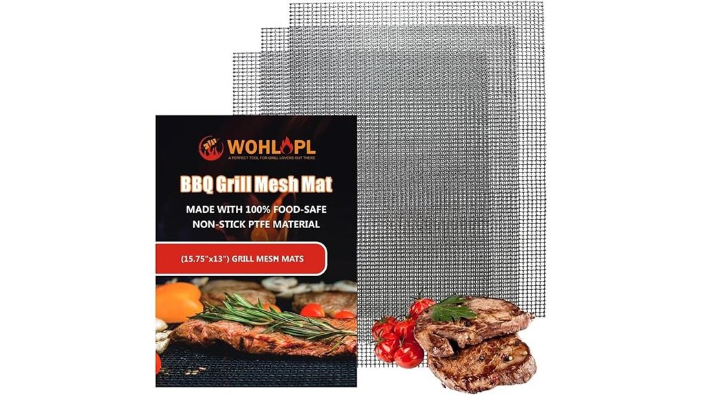 non stick reusable grill mesh