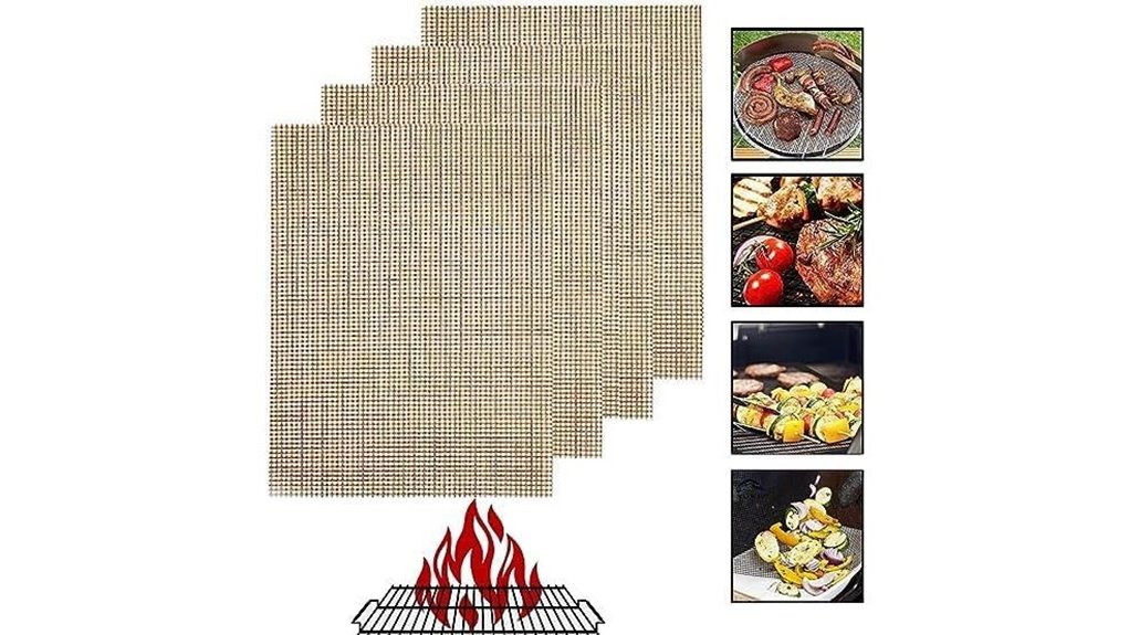 non stick reusable grill mesh