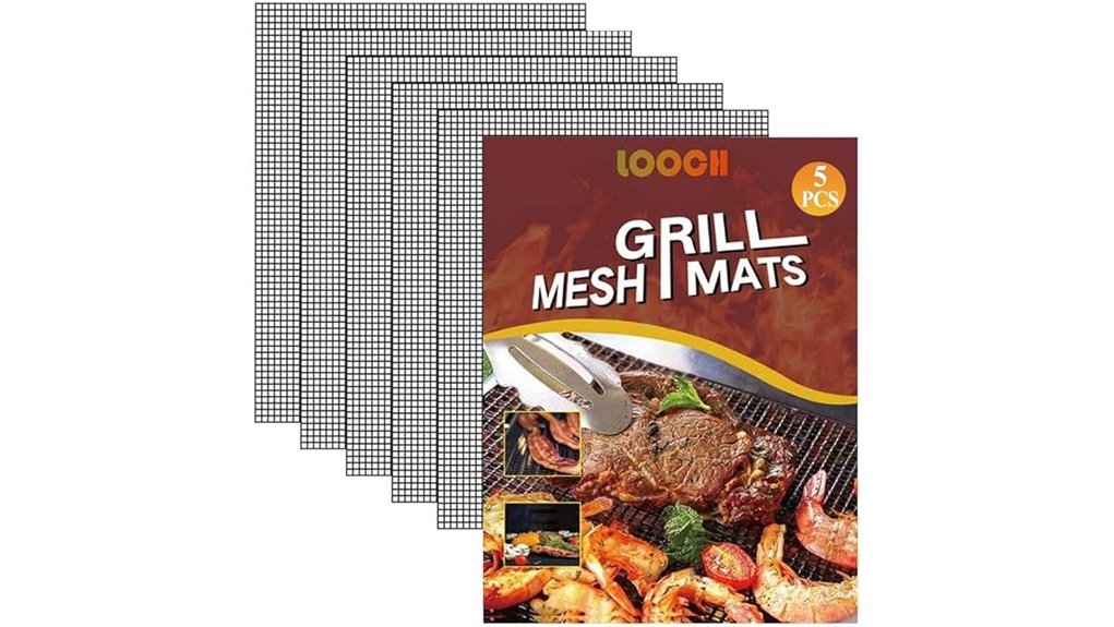 nonstick bbq mesh grill mats
