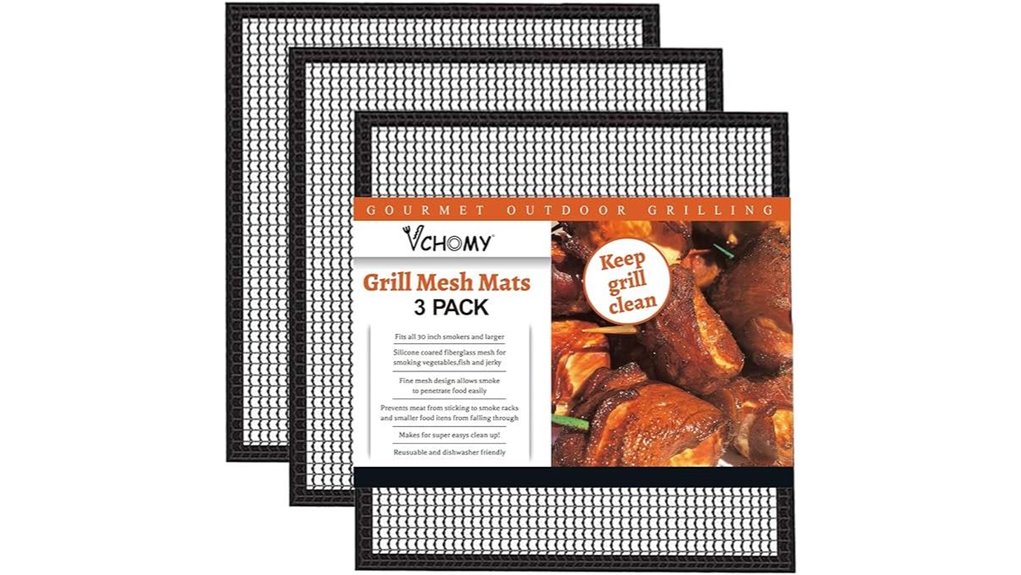 nonstick grill mesh mats pack