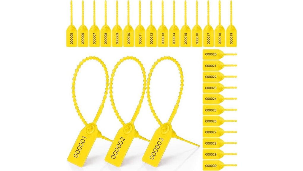 nuanchu numbered plastic tamper seals