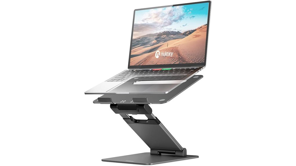 nulaxy adjustable foldable dual stand