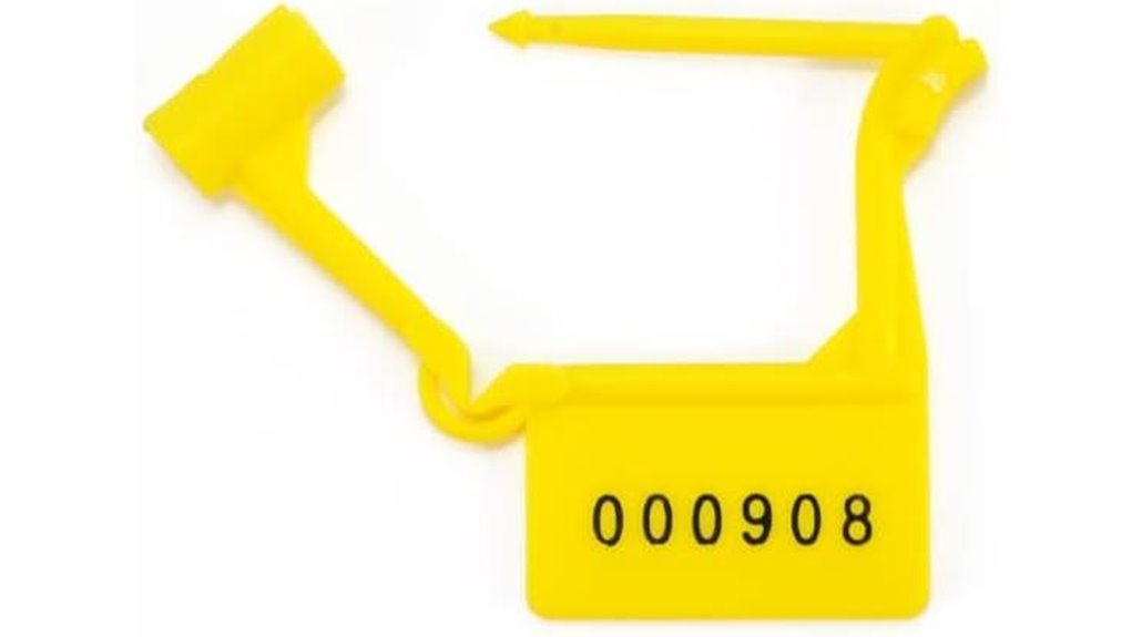 numbered tamper proof security seals