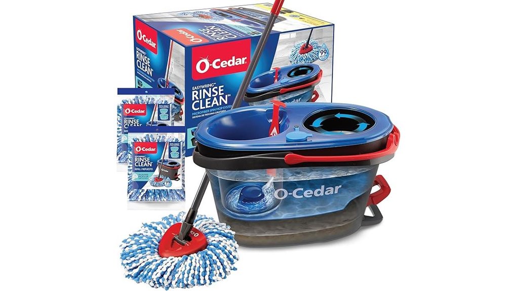 o cedar rinseclean spin mop