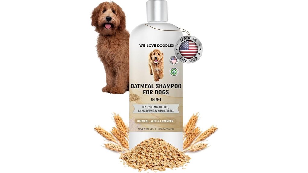 oatmeal moisturizing dog shampoo