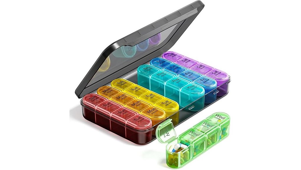 odaro 7 day 28 compartment organizer