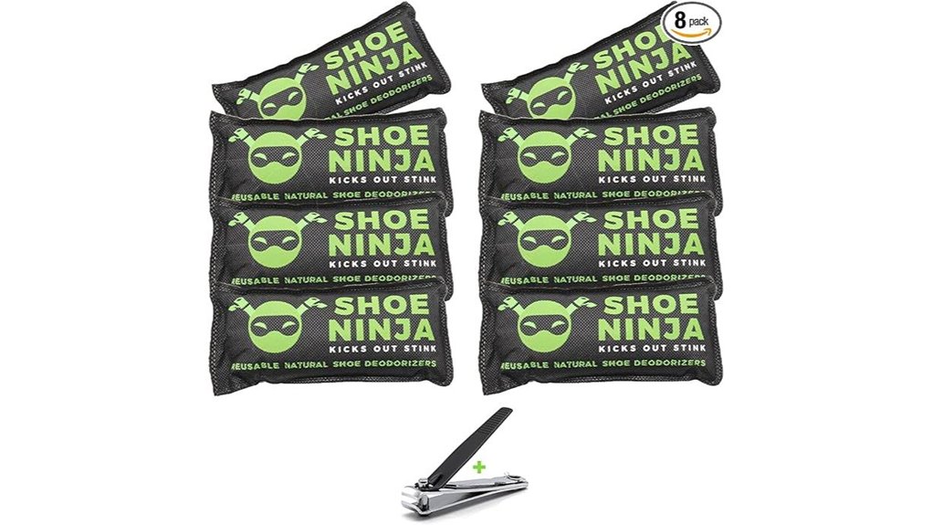 odor absorbing activated charcoal inserts