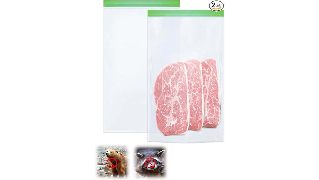 odor proof reusable 12x20 storage bags