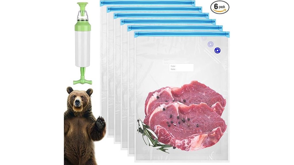 odor proof reusable food storage bags