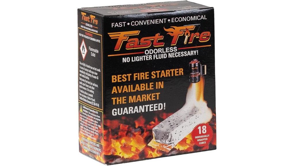 odorless fast fire starter