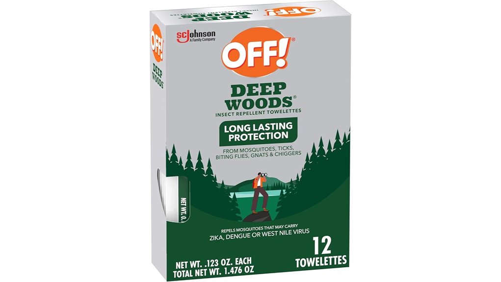 off deep woods wipes pack