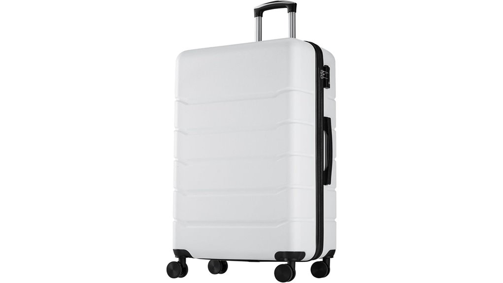 olixis 20 inch white carry on