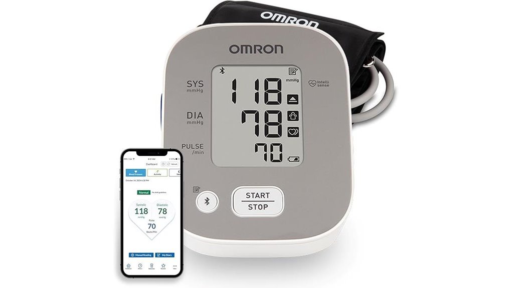 omron bluetooth upper arm monitor