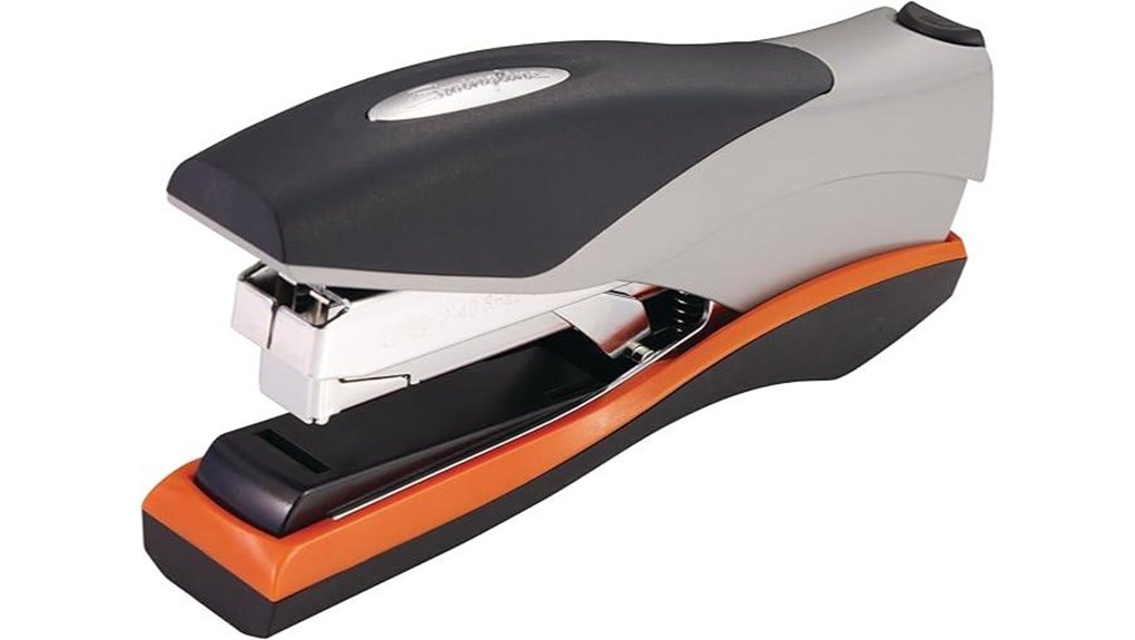 orange gray jam free stapler