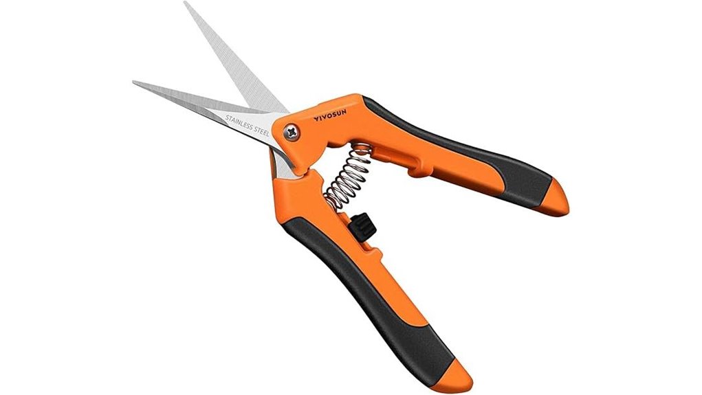 orange vivosun 6 5 pruning shears