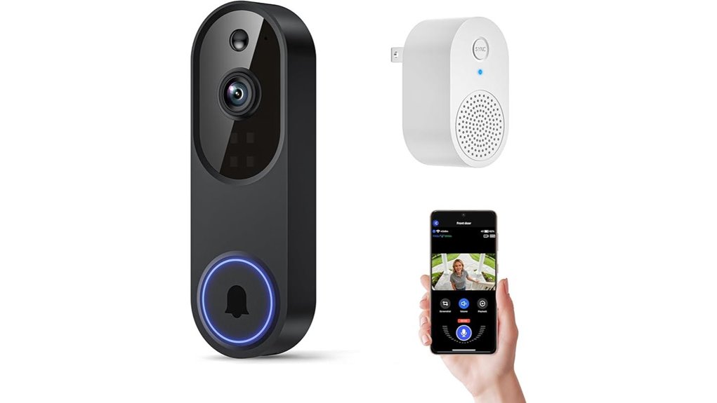 orbitell 1080p wireless video doorbell