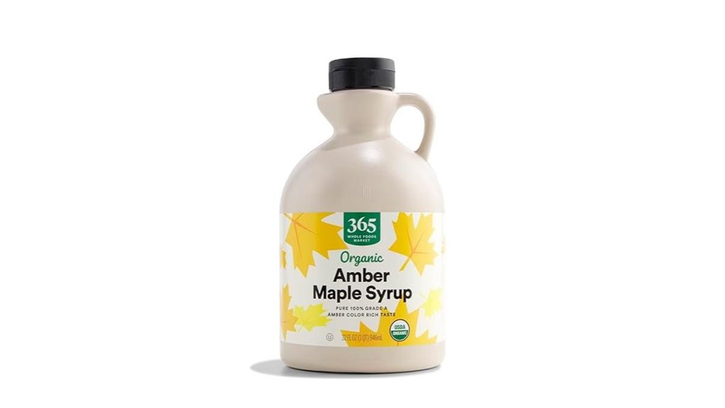 organic amber maple syrup