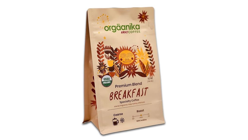 organic andes medium coarse coffee