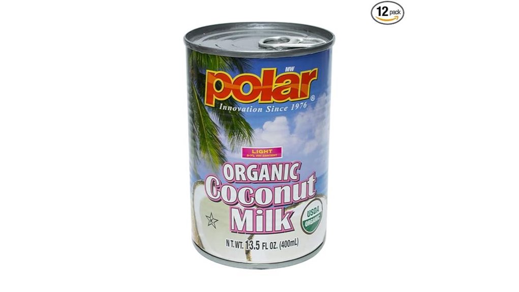 organic coconut milk pack