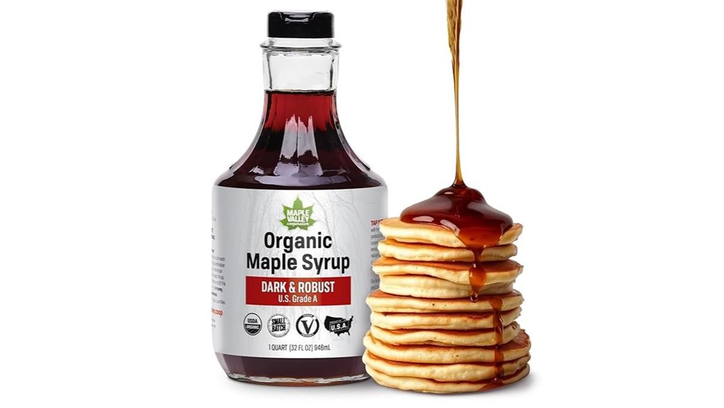 organic dark robust maple syrup