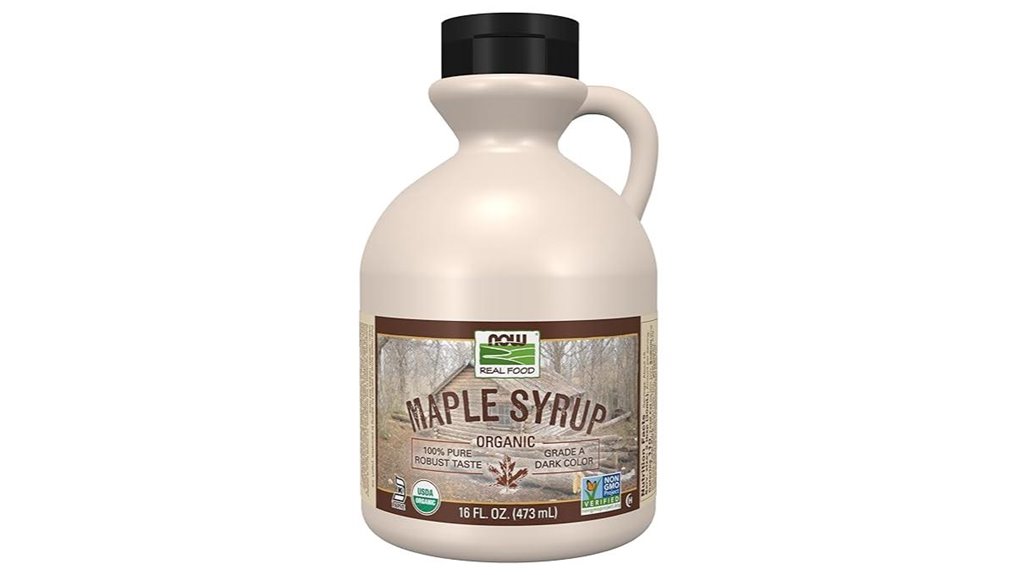 organic grade a dark maple