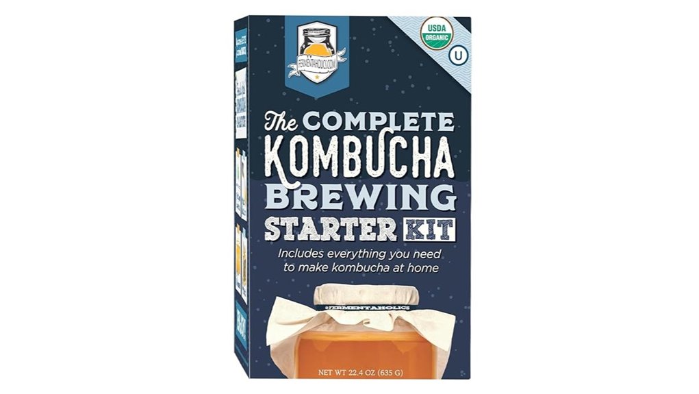 organic kombucha brewing starter kit