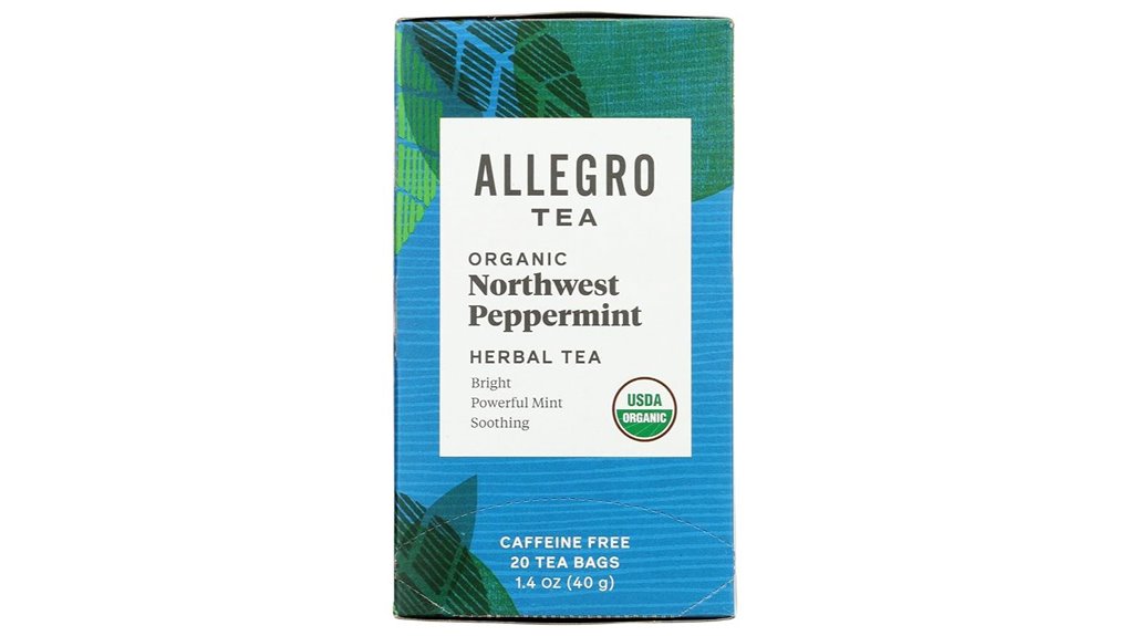 organic northwest peppermint tea