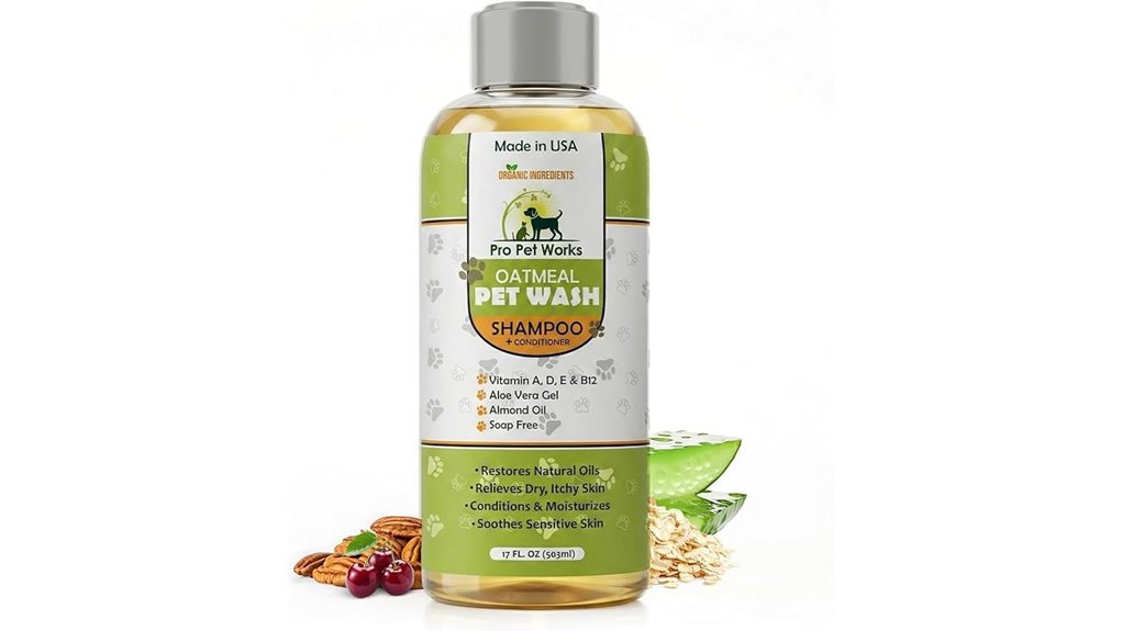 organic oatmeal anti itch shampoo