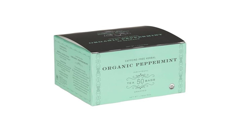 organic peppermint tea bags