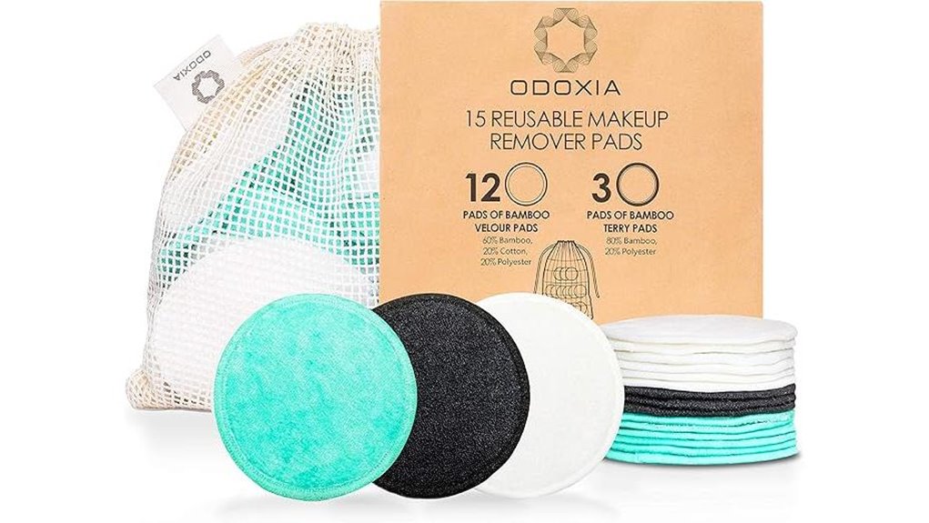 organic reusable cotton makeup pads