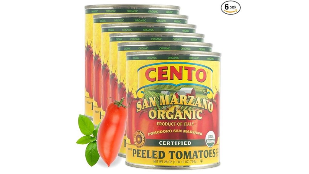 organic san marzano whole peeled tomatoes
