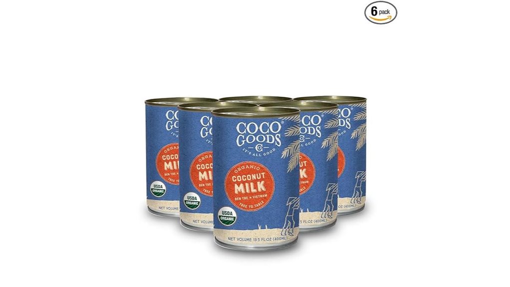 organic single origin coconut milk