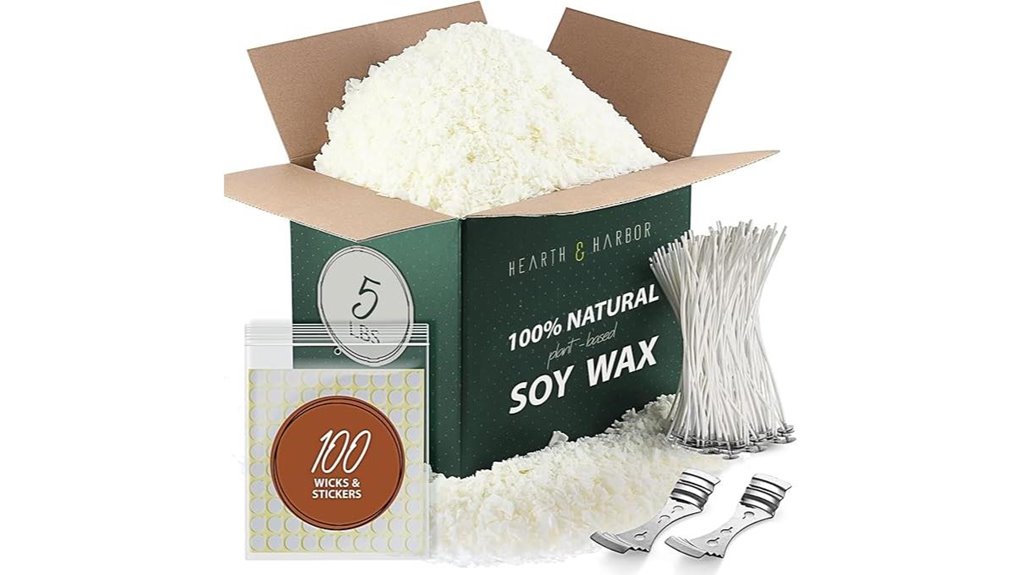 organic soy candle wax flakes