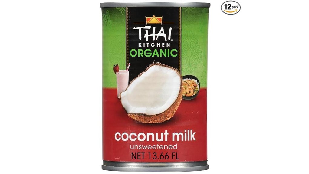organic unsweetened coconut milk