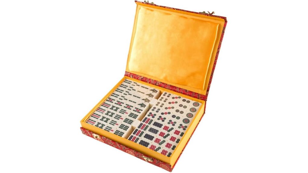 ornate chinese mahjong set