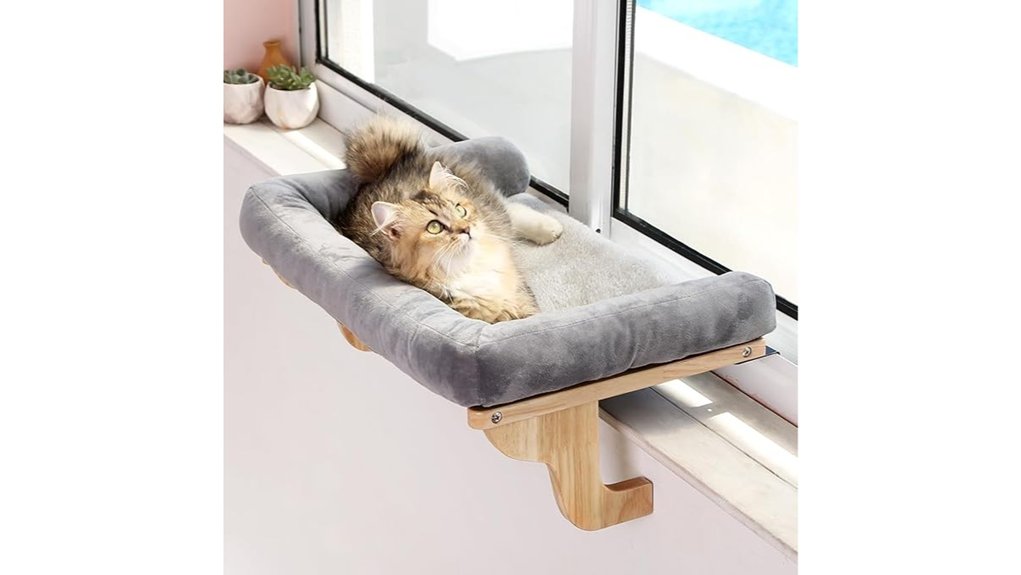 orthopedic 24 window cat hammock